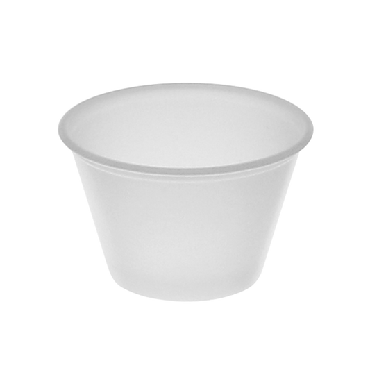 2 OZ BLACK ROUND CONTAINER WITH LID/1000CNT