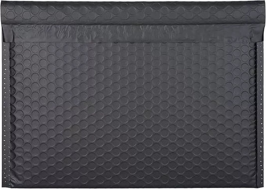 12x9" Side-Opening Black Bubble Mailers SHIPPING PADDED 50 PCS BAGS HEAVY DUTY