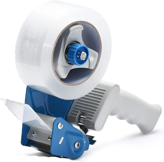 2 Inch Tape Gun Dispenser with Carton Packing Tape,Industrial Side Loading Tape