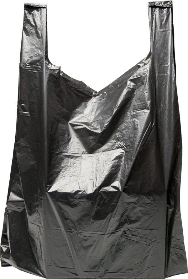 BLACK PLASTIC BAG 1/6 500COUNT LARGE