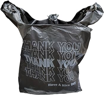 BLACK PLASTIC BAG 1/6  LIQUOR 400 COUNT (22 MICRONS)