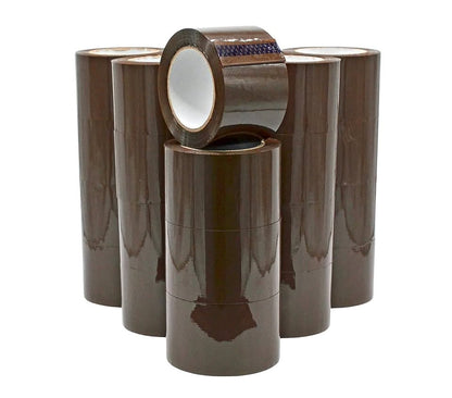 3-inch tan packing tape, 110 yards, 2 mil, 24 roll carton – photo 1