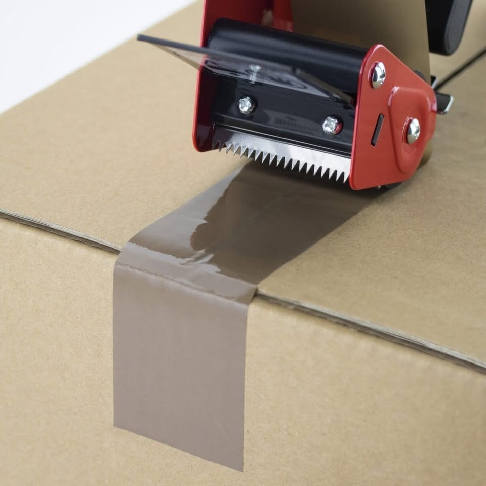 Tan Packing Tape 3"X110 Yards 2 MILL Per Roll (24 Rolls) - Strong Heavy-Duty Industrial