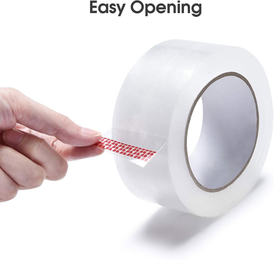 WANOWA Clear Packing Tape, 2 Inch Wide, 2.0mil Thickness, 110 Yard Per Roll [Pack of 36 Rolls]