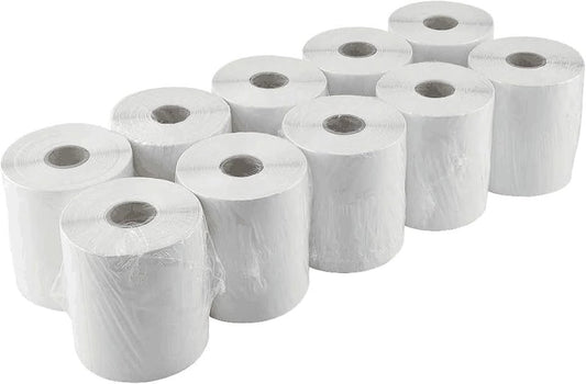 2500 PCS 4"x 6"Thermal Shipping Labels, White Perforated & Strong Adhesive Direct Thermal