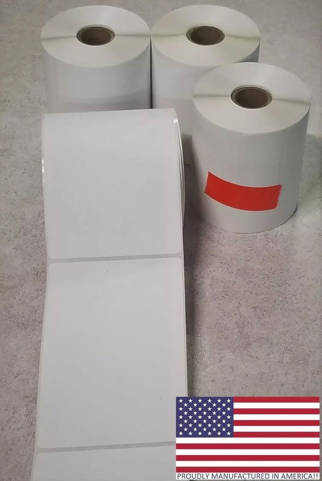 2500 PCS 4"x 6"Thermal Shipping Labels, White Perforated & Strong Adhesive Direct Thermal