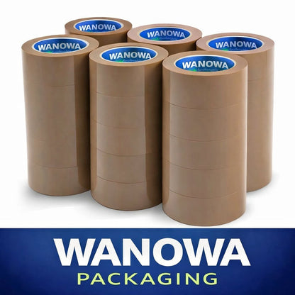 2-inch brown packing tape, 110 yards, 2 mil, 36 roll carton – photo 1