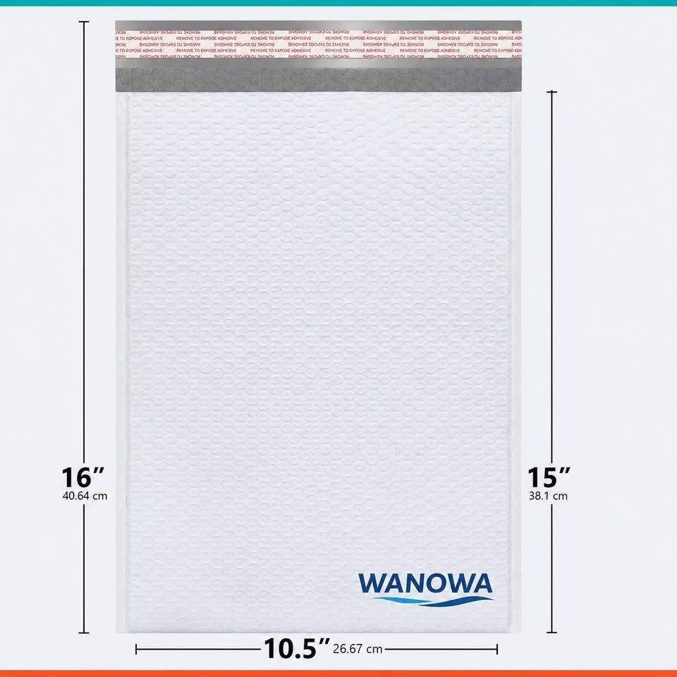 Self-seal poly padded bubble envelopes