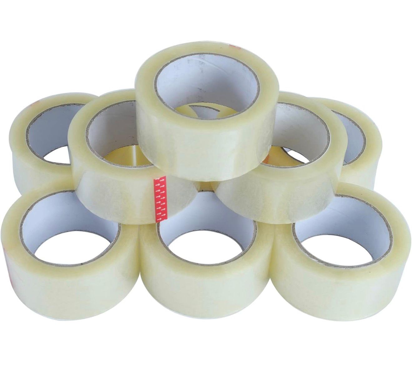 3"x110 Yards Clear Packing Tape – 24 Roll Carton – Adhesive for Shipping, Moving 2 Mil