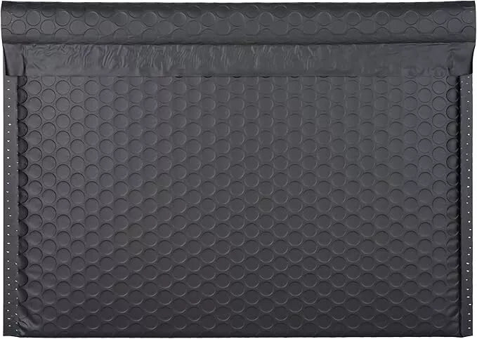 12x9" Side-Opening Black Bubble Mailers SHIPPING PADDED 50 PCS BAGS HEAVY DUTY