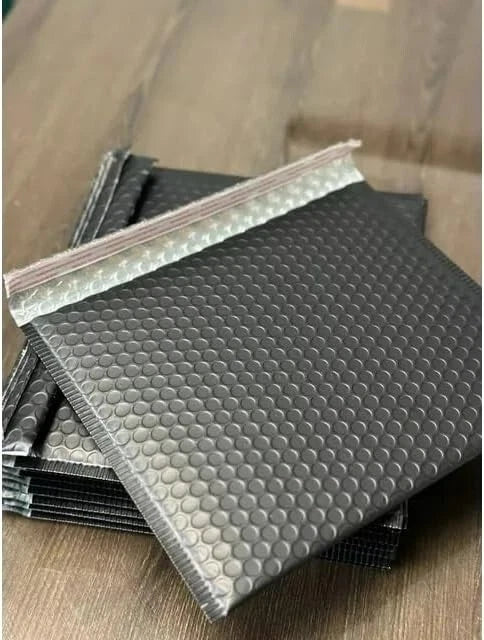 12x9" Side-Opening Black Bubble Mailers SHIPPING PADDED 50 PCS BAGS HEAVY DUTY