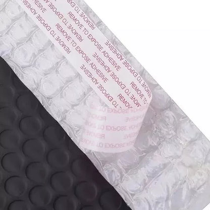 Black side-opening bubble mailers 9 x 12 inch, 50 pack – photo 5
