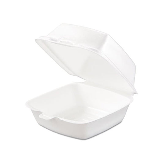 Foam Hamburger Tray 6x6 4/125cs